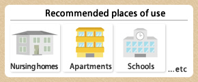 Recommended places of use